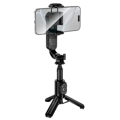 Селфі-монопод HOCO K90 Feliz single-axis live broadcast holder Black (6942007673204) Селфі-монопод HOCO K90 Feliz single-axis live broadcast holder Black (6942007673204)