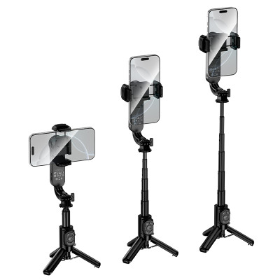 Селфі-монопод HOCO K90 Feliz single-axis live broadcast holder Black (6942007673204) Селфі-монопод HOCO K90 Feliz single-axis live broadcast holder Black (6942007673204)