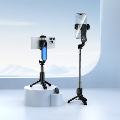 Селфі-монопод HOCO K90 Feliz single-axis live broadcast holder Black (6942007673204) Селфі-монопод HOCO K90 Feliz single-axis live broadcast holder Black (6942007673204)