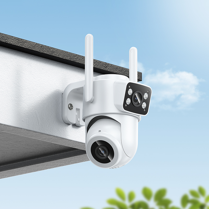 IP-камера відеоспостереження HOCO D9 outdoor PTZ HD camera White (6942007674119)