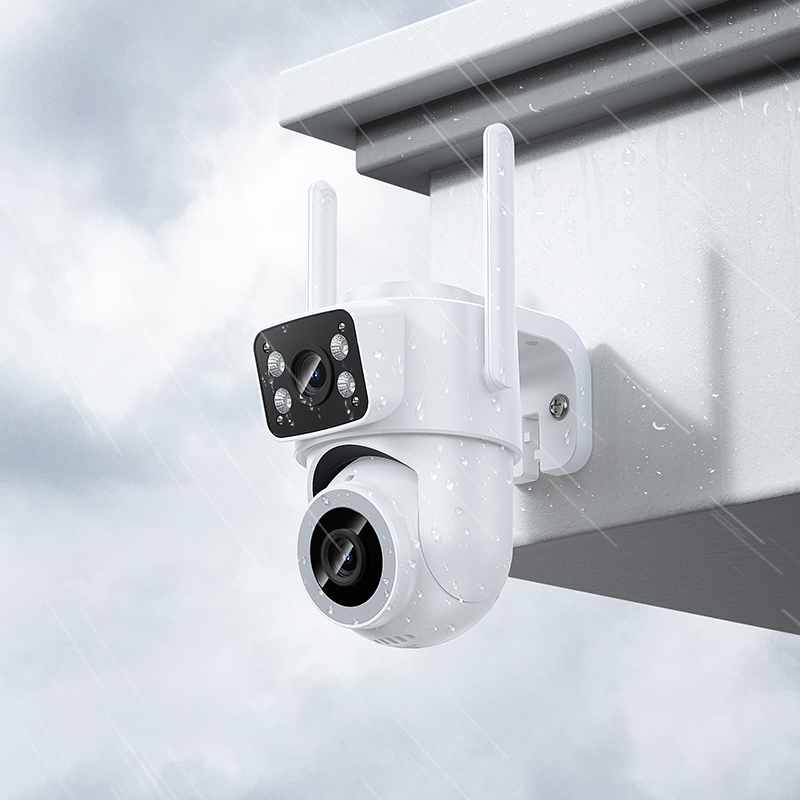 IP-камера відеоспостереження HOCO D9 outdoor PTZ HD camera White (6942007674119)