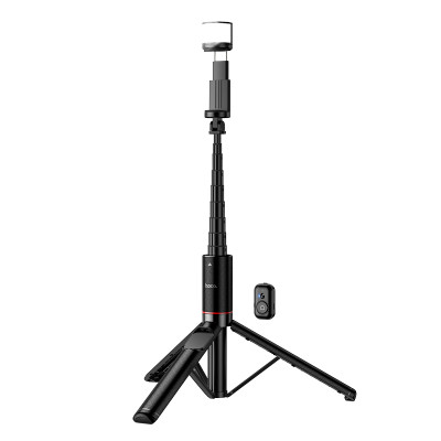Штатив HOCO K34 Spring live broadcast holder with fill light Black (6942007675246)