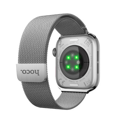 Смарт-годинник HOCO Y42 51mm. 200 mAh. IP67 Smart watch(call version) Silver (6942007675284) Смарт-годинник HOCO Y42 51mm. 200 mAh. IP67 Smart watch(call version) Silver (6942007675284)