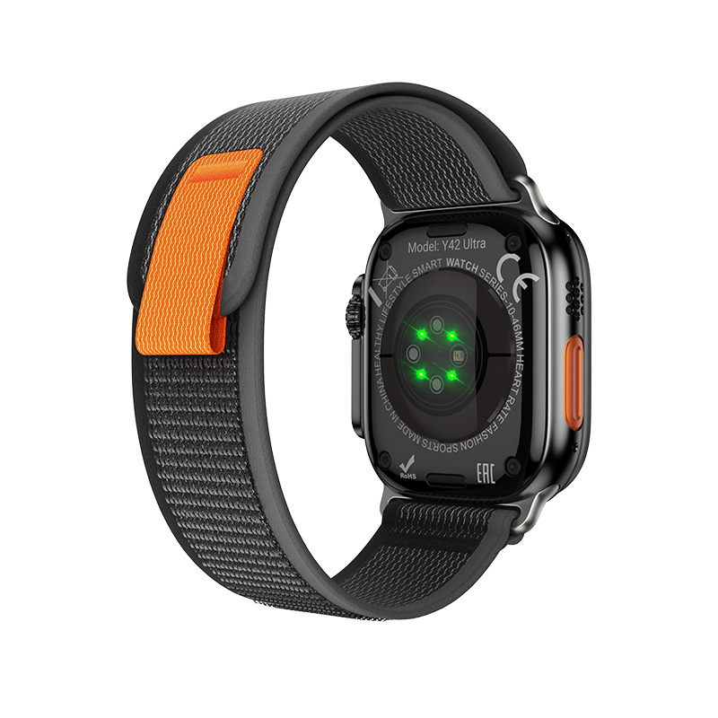 Смарт-годинник HOCO Y42 51mm. 260 mAh. IP67 Ultra Smart watch(call version) Black (6942007675291)