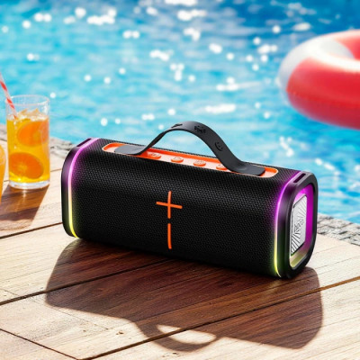 Портативна колонка HOCO HC51 Soul sports BT speaker, 10W*2, IPX4, Black (6942007680608)
