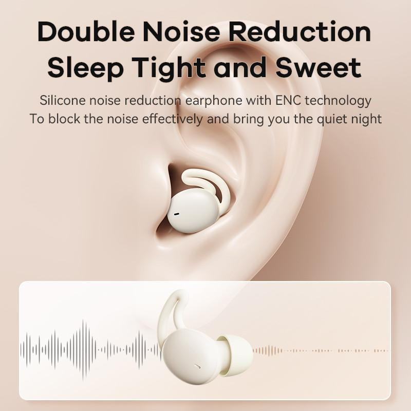 Бездротові навушники TWS REMAX Dreamer Series True Wireless Music Earbuds SleepBuds Z2 Beige (6954851209232)