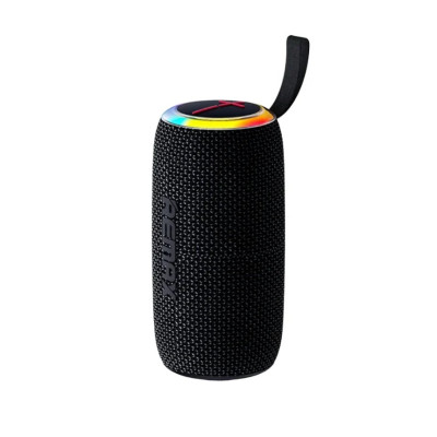 Портативна колонка REMAX RB-M82 Party Light Portable Wireless Speaker, 2*7W, Black (6954851237150)