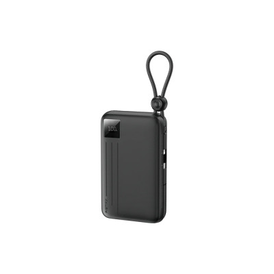 Зовнішній акумулятор REMAX 22.5W Dual cables fast charging power bank 20000mAh FC-15 Black (6954851254287)