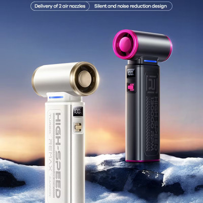 Портативний турбовентилятор REMAX High-Speed 130000 RPM Turbo Cannon Handheld Fan RS-SF19 White (6954851255550)