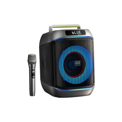 Портативна колонка REMAX RB-MB12 Party lighting Wireless Portable Speaker, 60W, Black (6954851264828)
