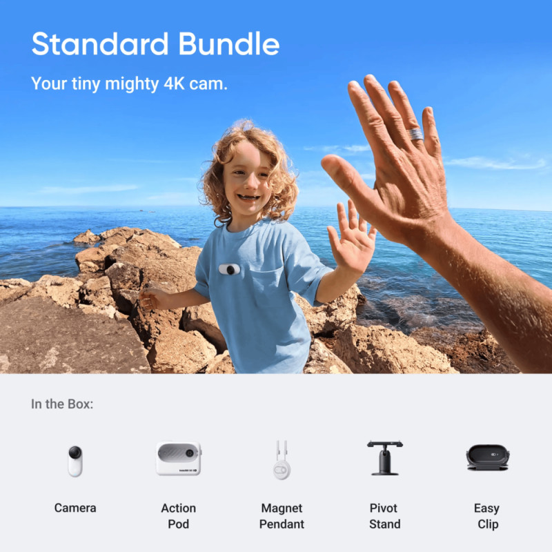 Insta360 GO 3S Standard Edition Arctic White 128GB (6970357857401)