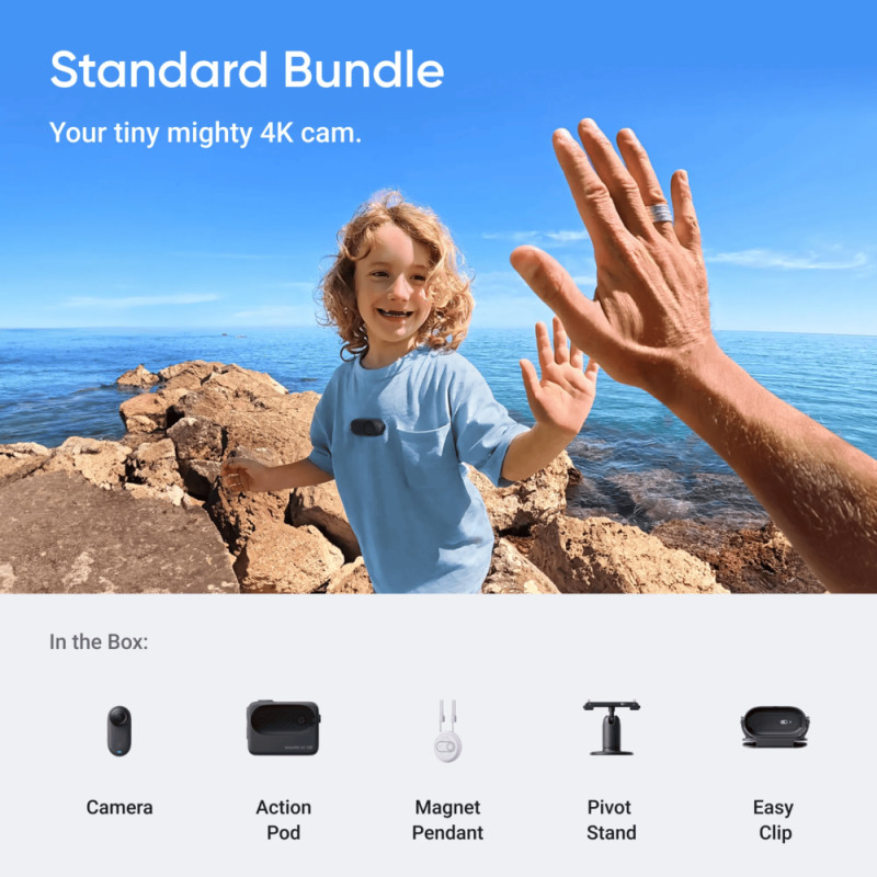 Insta360 GO 3S Standard Edition Midnight Black 128 GB (6970357857494)