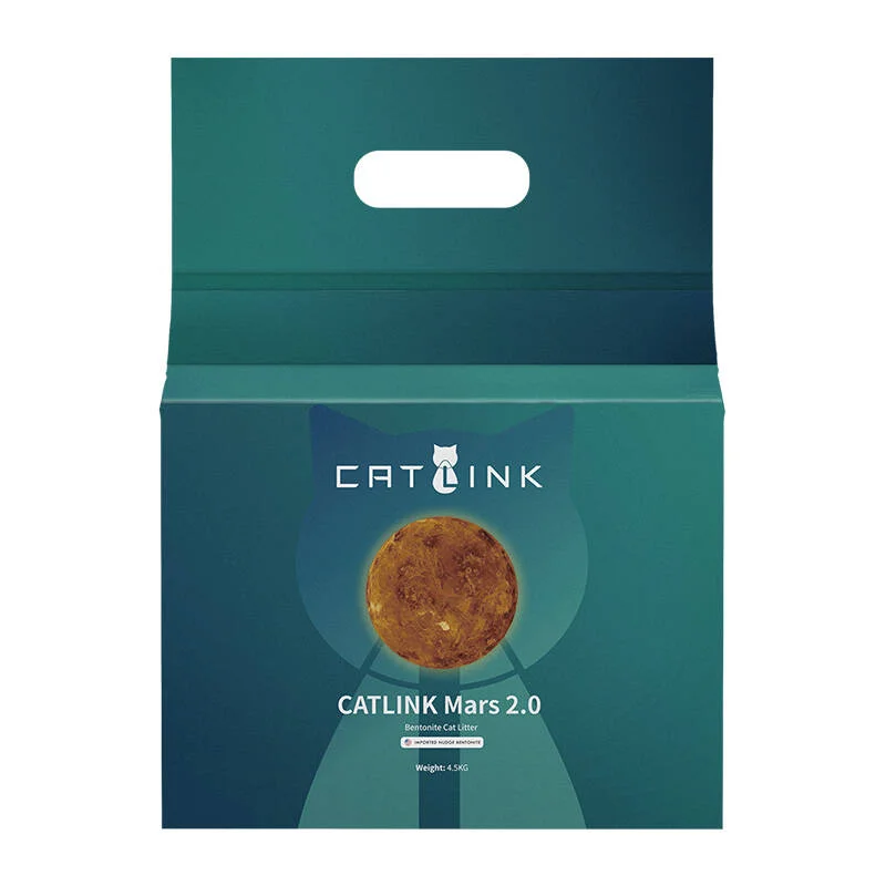 Бентонітовий наповнювач для котячих туалетів CATLINK Mars 2.0*4 пакети (6972884750477)