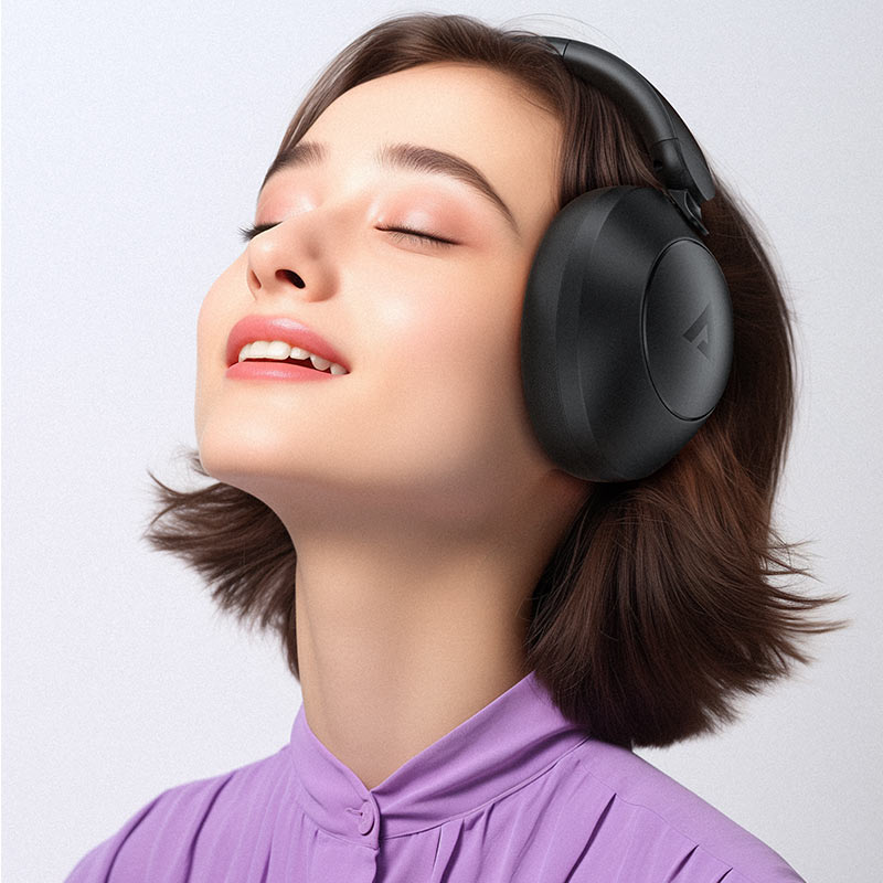 Бездротові накладні навушники ACEFAST H3 active noise canceling wireless headset Black (6974316283485)