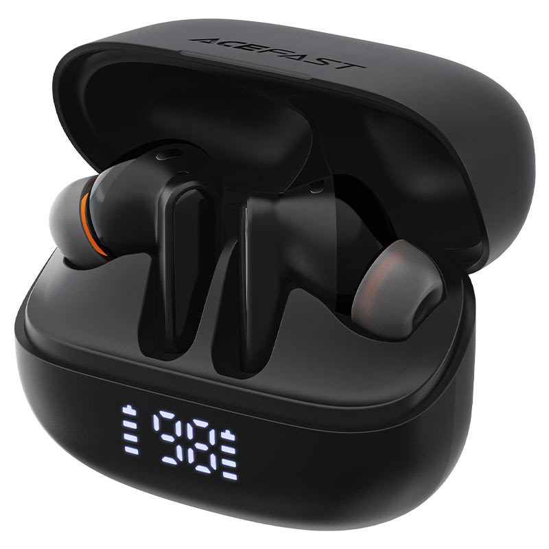Бездротові навушники TWS ACEFAST W1 ANC+ENC, IPX4, Black (6974316283614)