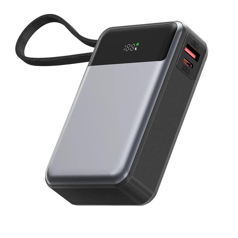 Зовнішній акумулятор ACEFAST M21 PD65W power bank with cable 20000mAh Black (6974316283898)