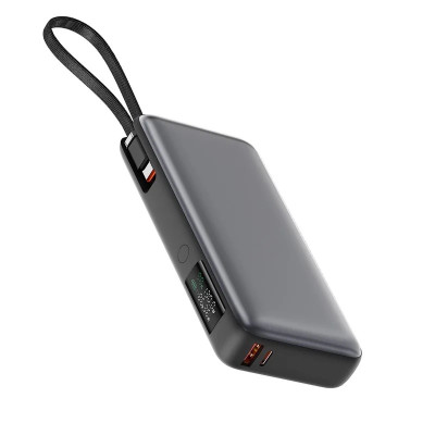 Зовнішній акумулятор ACEFAST M22 PD130W power bank with cable 20000mAh Black (6974316283904)