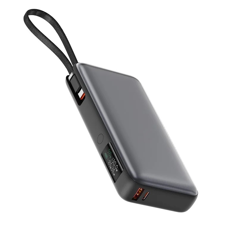 Зовнішній акумулятор ACEFAST M22 PD130W power bank with cable 20000mAh Black (6974316283904)