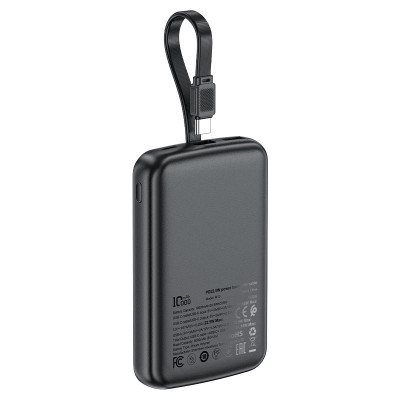 Зовнішній акумулятор ACEFAST M13 PD22.5W power bank with cable 10000mAh Black (6974316283959) Зовнішній акумулятор ACEFAST M13 PD22.5W power bank with cable 10000mAh Black (6974316283959)