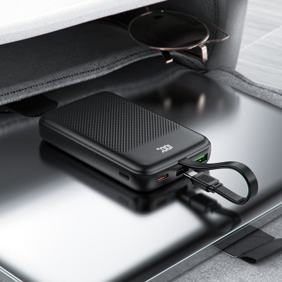 Зовнішній акумулятор ACEFAST M13 PD22.5W power bank with cable 10000mAh Black (6974316283959) Зовнішній акумулятор ACEFAST M13 PD22.5W power bank with cable 10000mAh Black (6974316283959)