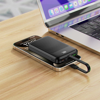 Зовнішній акумулятор ACEFAST M13 PD22.5W power bank with cable 10000mAh Black (6974316283959) Зовнішній акумулятор ACEFAST M13 PD22.5W power bank with cable 10000mAh Black (6974316283959)