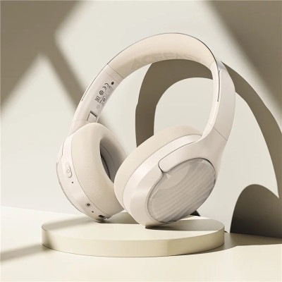 Бездротові накладні навушники ACEFAST H5 active noise cancelling wireless headset Milky White (6974316284284) Бездротові накладні навушники ACEFAST H5 active noise cancelling wireless headset Milky White (6974316284284)