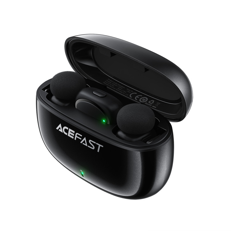 Бездротова мікрофонна система ACEFAST R2 dual-mic (Type-C) Black (6974316284901)