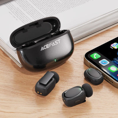 Бездротова мікрофонна система ACEFAST R2 wireless lavalier microphones Black (6974316284901)