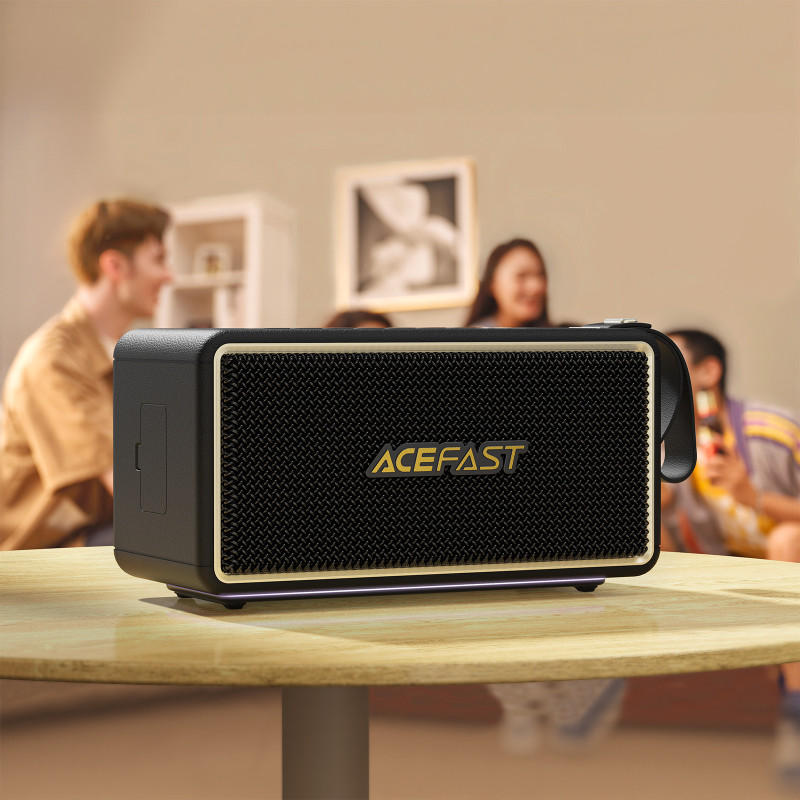 Портативна колонка ACEFAST K3 Max portable wireless speaker Black (6974316285038)