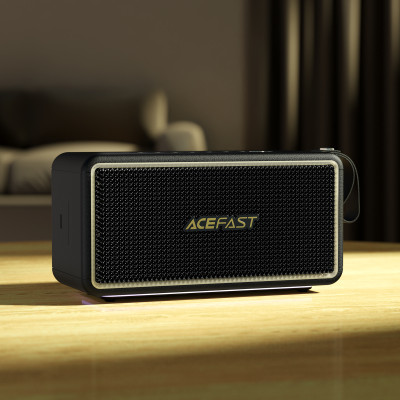Портативна колонка ACEFAST K3 Ultra portable wireless speaker Black (6974316285106)