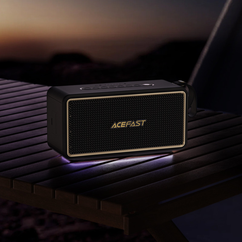 Портативна колонка ACEFAST K3 Ultra portable wireless speaker Black (6974316285106)