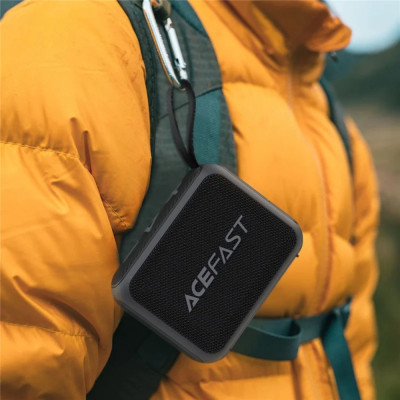 Портативна колонка ACEFAST K4 Go portable wireless speaker Black (6974316285113)