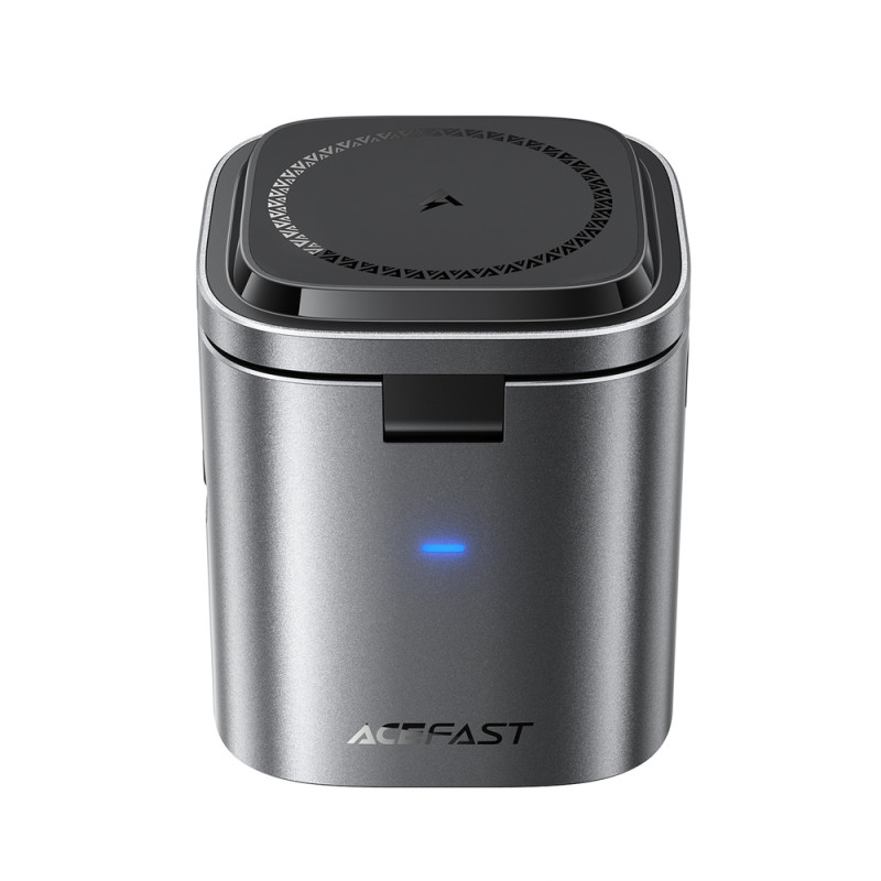 Бездротовий зарядний пристрій ACEFAST Z9 80W 6-in-1 multifunctional GaN desktop charging station Metal Grey (6974316285809)