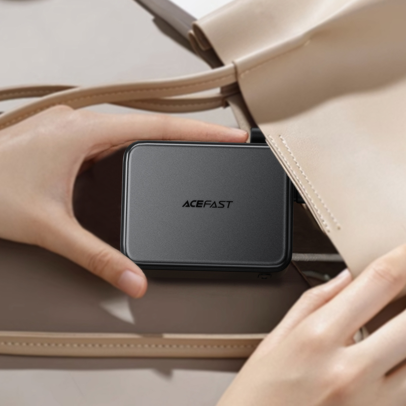 Зовнішній акумулятор ACEFAST M28-10000 22.5W fast charging power bank with cable Black (6974316285984)
