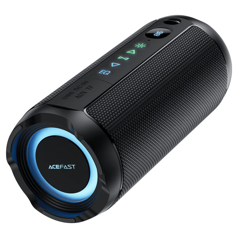 Портативна колонка ACEFAST K12 Pro portable speaker, 15W, IPX4, Black (6974316287124)