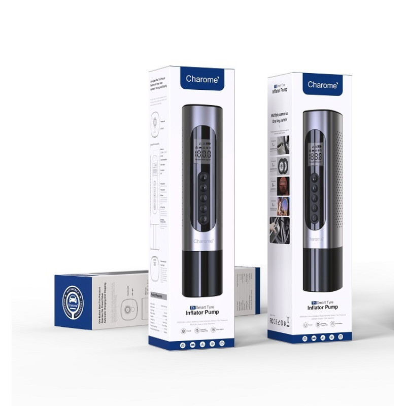 Автомобільний насос CHAROME T1 Smart Tyre Air Pump (6931474750211)