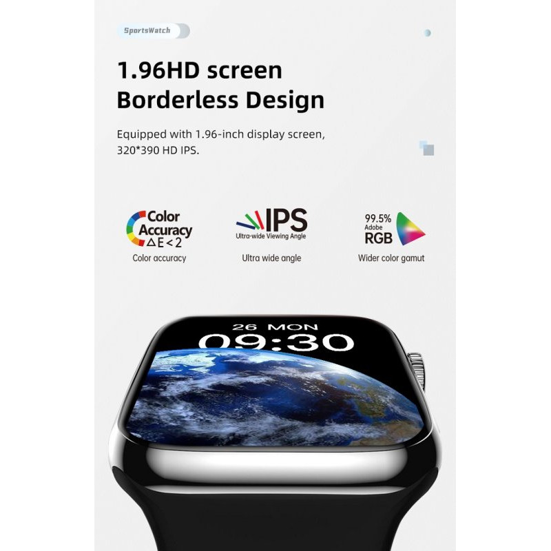 Смарт-годинник CHAROME T8 HD Call Smart Watch Gold (6974324910731G)