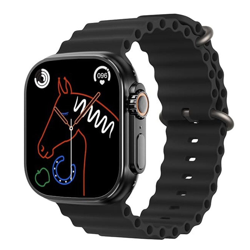 Смарт-годинник Keqiwear WS-C9 Ultra Black (6974324910844)