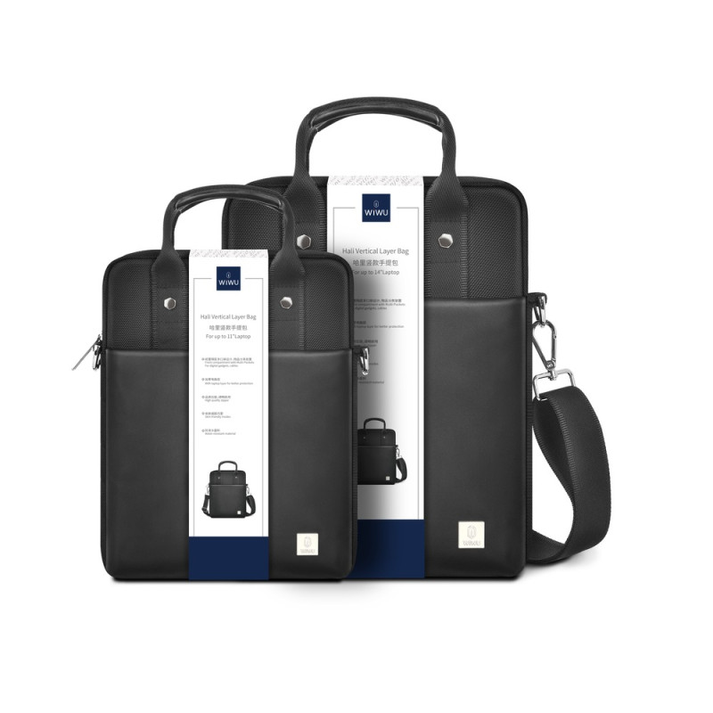 Сумка WIWU 14" Hali Vertical  Bag Black (6976195091779)
