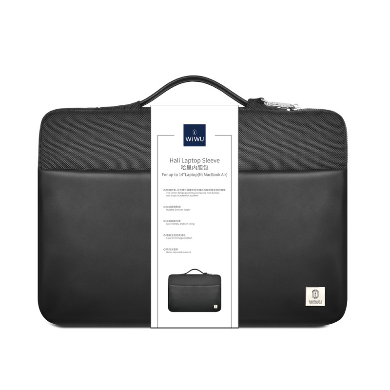 Сумка WIWU 16" Hali Laptop Sleeve Black (6976195094718)