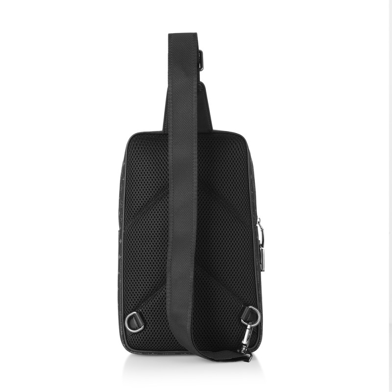 Сумка WIWU Master Fingerprint Lock Crossbody Bag Black (6976195096064)