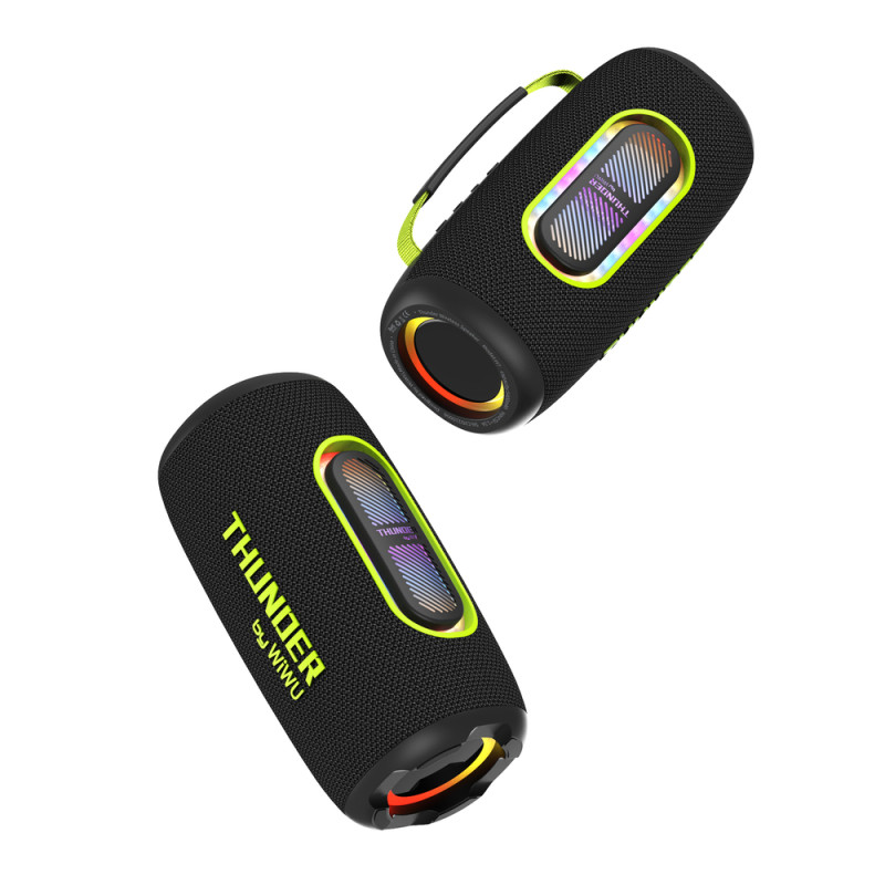 Портативна колонка WIWU 40W Thunder Wireless Speaker H7 Black (6976975615805)