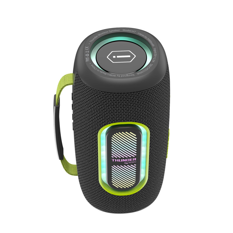 Портативна колонка WIWU 40W Thunder Wireless Speaker H7 Black (6976975615805)