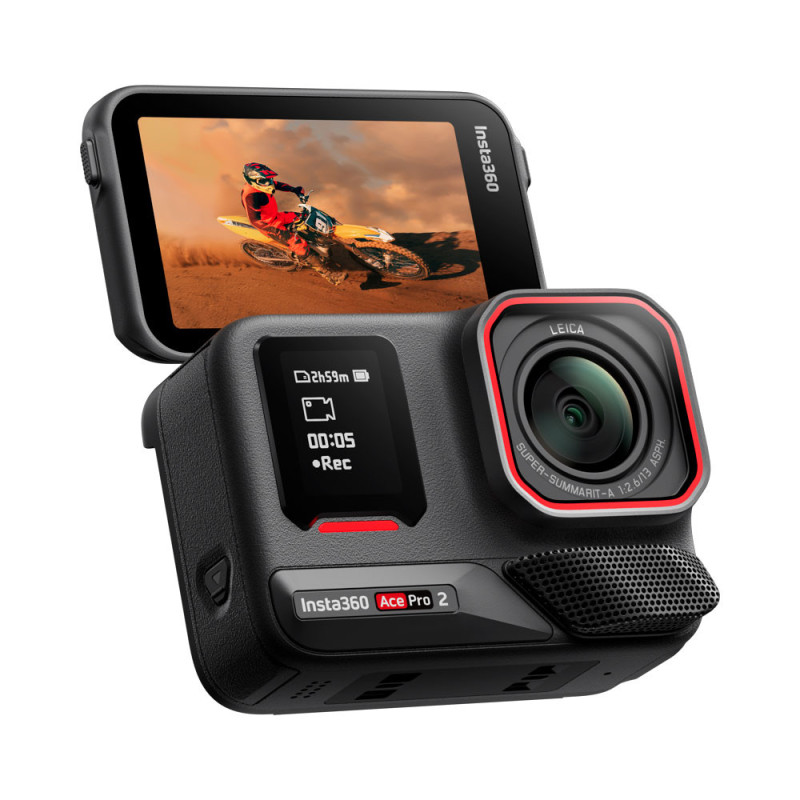 Екшн-камера Insta360 Ace Pro 2 Dual Battery Xplorer Bundle / Dark Gray (6977644763636)