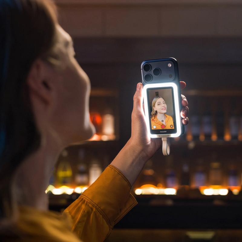 Магнітний екран для селфі Insta360 Snap Selfie Screen with Light (6977644765227)