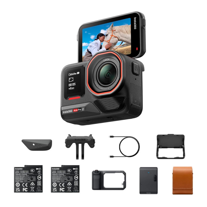 Екшн-камера Insta360 Ace Pro 2 Flash Print Bundle (6977644768938)