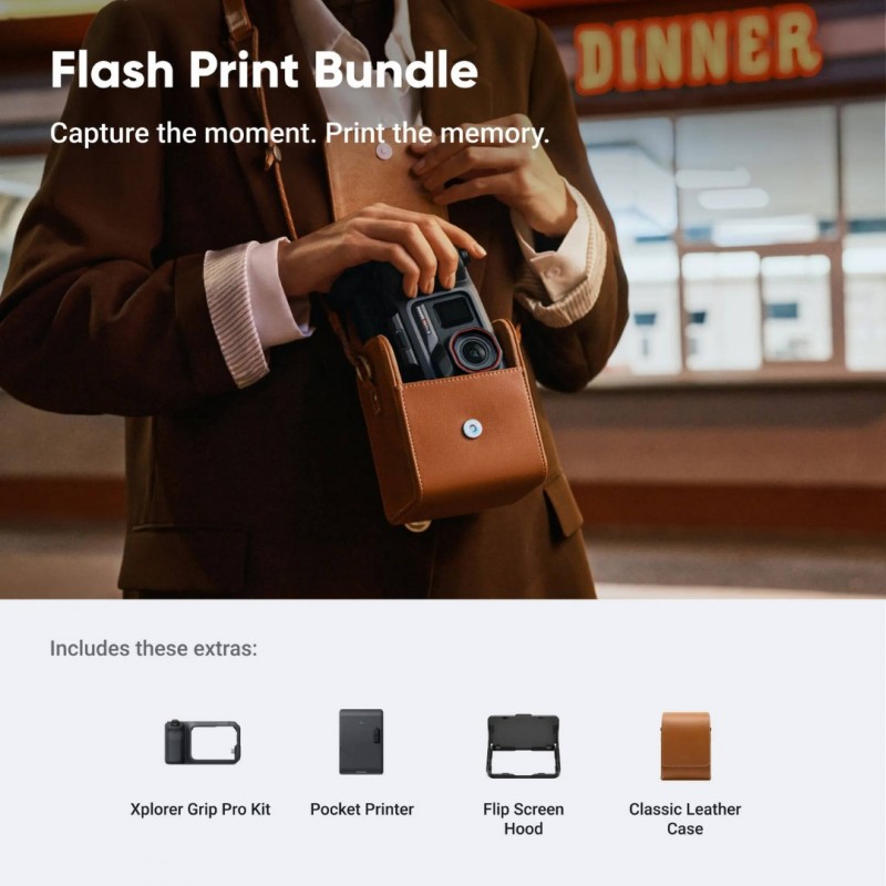 Екшн-камера Insta360 Ace Pro 2 Flash Print Bundle (6977644768938)