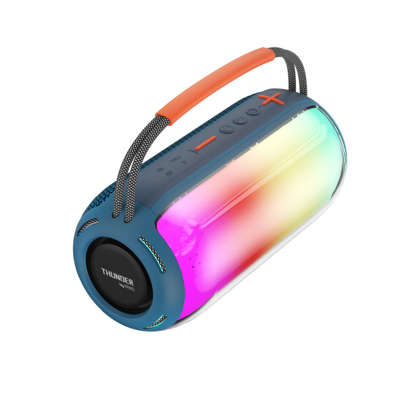 Портативна колонка WIWU Thunder wireless speaker H6 Blue (6977703650143)