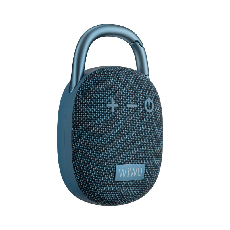 Портативна колонка WIWU H3 Clip Fun Portable Wireless Speaker Blue (6977703650716)