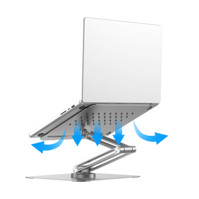 Підставка для ноутбука WIWU Rotative Foldable Laptop Stand S801 Silver (6977703651003)